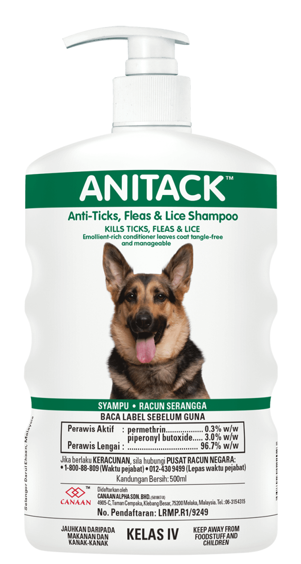 Anitack Anti Ticks, Fleas and Lice Shampoo